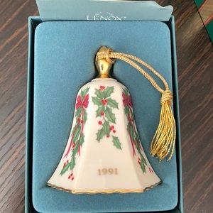 Lenox bell ornament